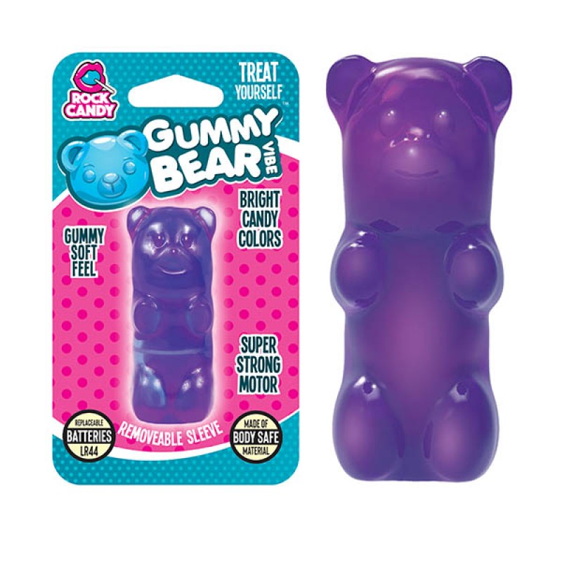Gummy Bear Finger Vibe - Purple (Blister)